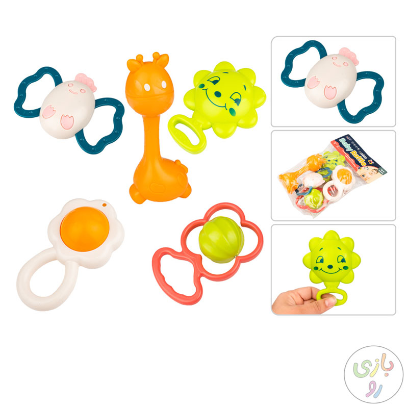 جغجغه ۵ عددی کودک