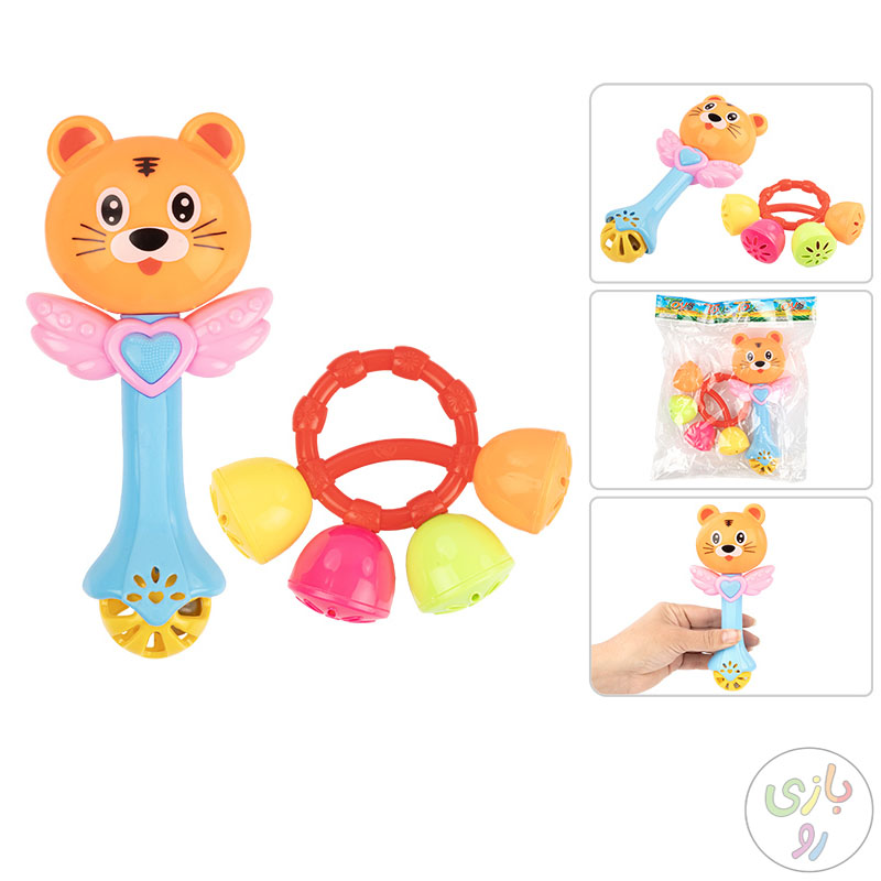 جغجغه فانتزی نوزاد | پک ۲ عددی وارداتی