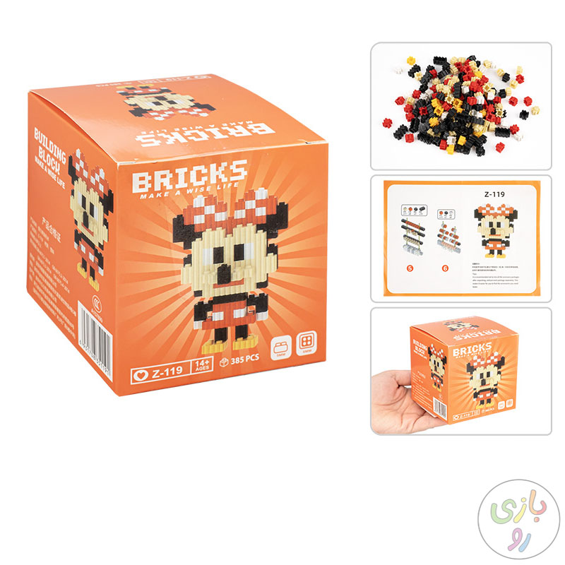 لگو میکی موس ۳۸۵ قطعه | ساختنی شخصیت کارتونی